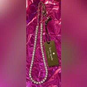 Kate Spade New York Clear Cubic Zirconia Tennis Necklace